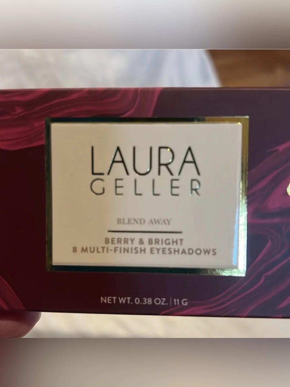 Laura Geller Blend Away Berry & Bright 8 Multi Finish Eyeshadows NWT